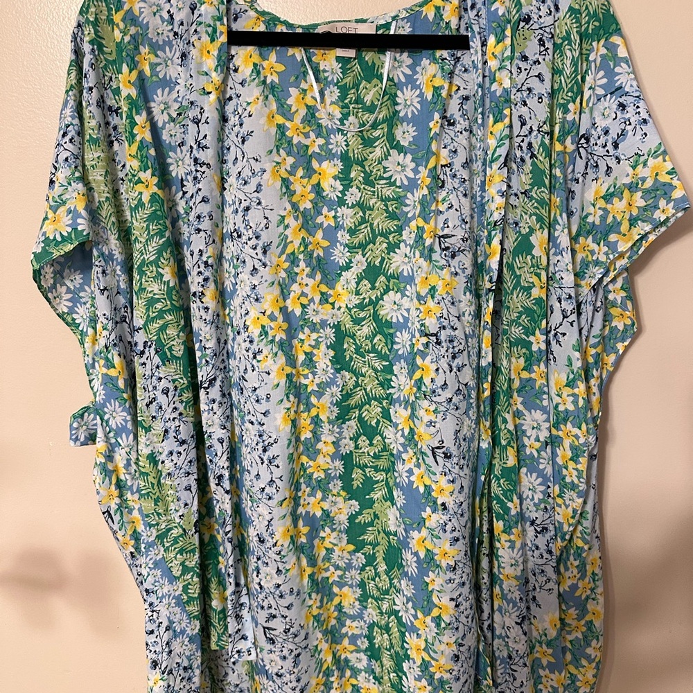 Loft Floral Kimono Top